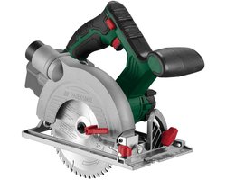 Parkside Accu Handcirkelzaag 20V - Ø zaagblad: 150 mm - Max. zaagdiepte hout: 0 - 48 mm (0°) | 0 - 36 mm (45°) - Zaagdiepte en zaaghoek traploos instelbaar - Accu en snellader niet inbegrepen