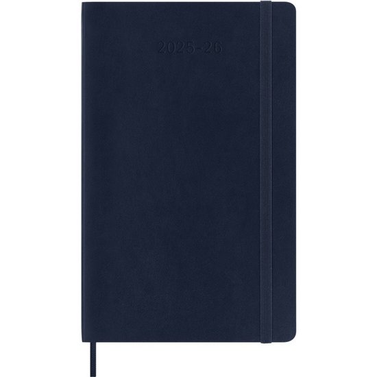 Moleskine 18 Maanden Agenda - 2025/26 - Wekelijks - Large - Zachte Kaft - Saffier Blauw