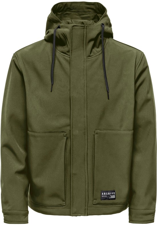 ONLY & SONS Gewatteerde jas ONSMARLON LIFE HOOD PUFFER JACKET OTW VD