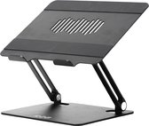 R2B Laptop standaard Verstelbaar en Opvouwbaar - 10 t/m 17 inch - Laptopstandaard - Laptop Stand - Laptopverhoger - Tablet Standaard - Laptoptafel - Zwart