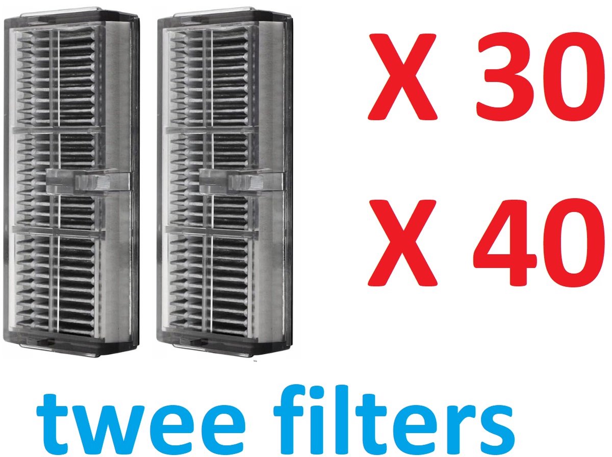 HEPA-filter set van 2 stuks compatibel met Dreame X30 / X40 stofzuiger - een hoogwaardig vervangingsfilter verbetert de luchtkwaliteit in je huis en zorgt voor een betere frisse lucht en een gezondere leefomgeving