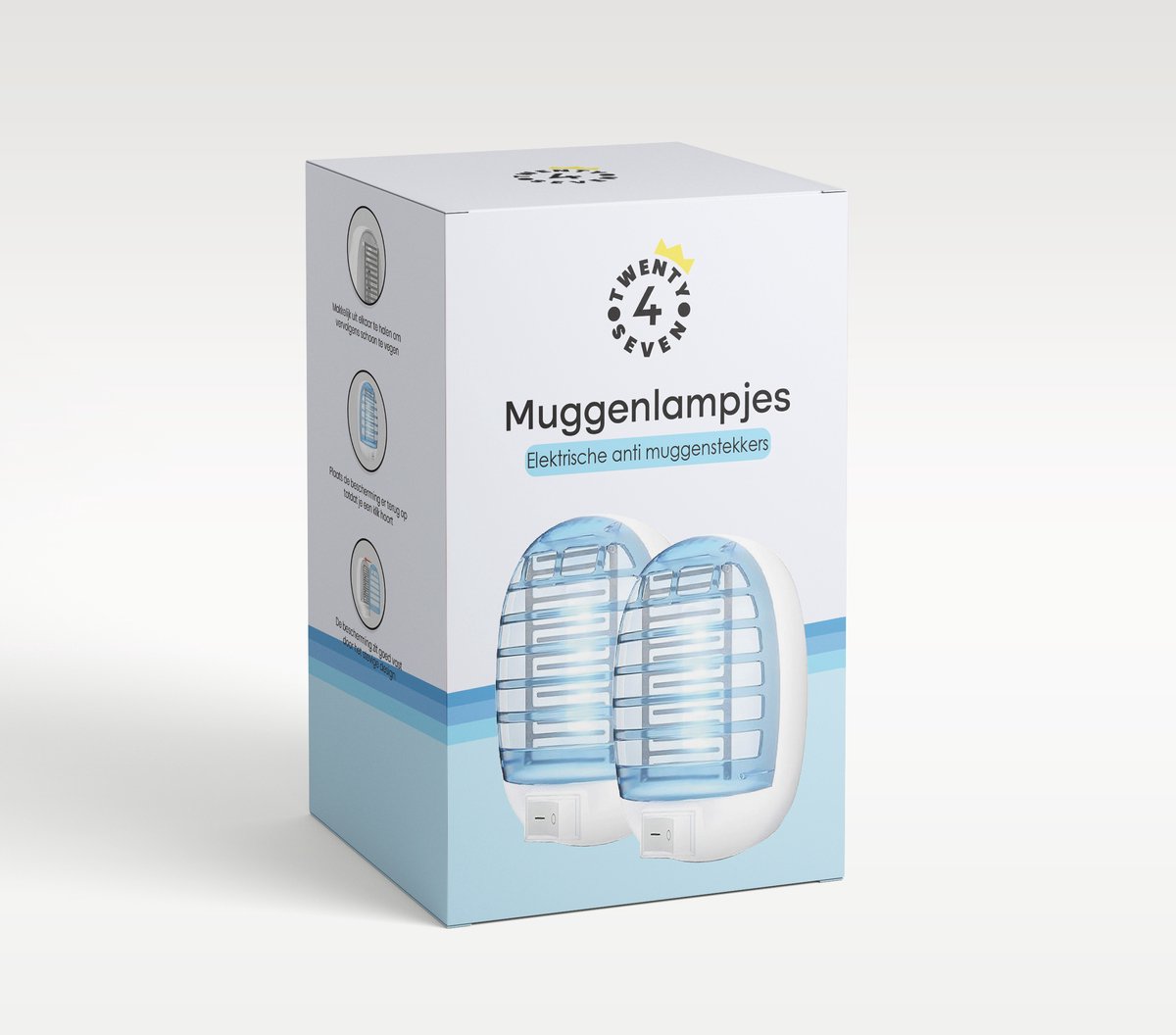 Twenty4seven Anti-Muggenlamp - 2 Stuks - Elektrische Muggenvanger voor Binnen en Buiten