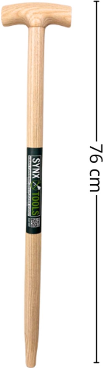 Synx Tools Spade steel 76cm - Essenhoutsteel - Steel voor spade - Spade steel hout - Schepsteel van Synx Tools — afbeelding 2