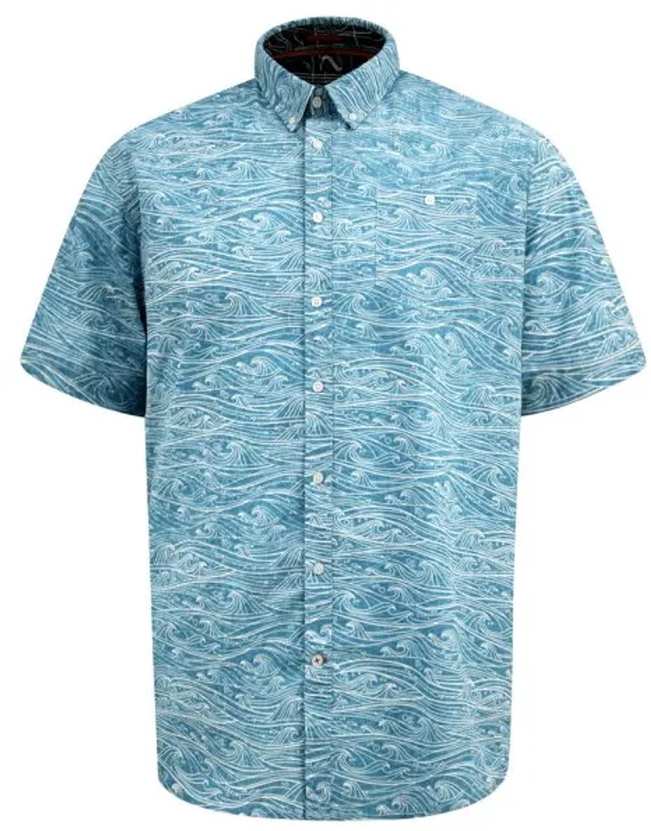 D555 Torquay Overhemd Lichtblauw Big Men Size 3XL