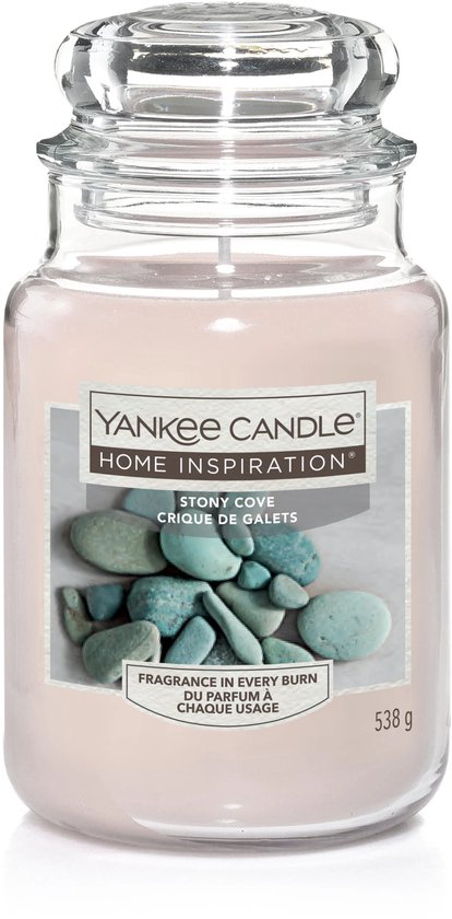 Yankee Candle - Home Inspiration Stony Cove Large Jar Geurkaars - 140 branduren
