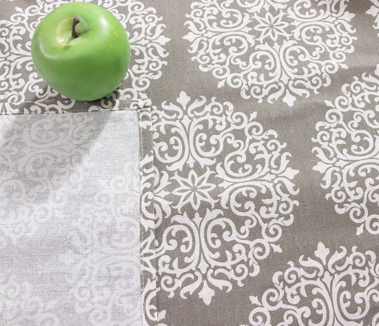 Petti Artigiani Italiani - Tafelkleed Tafelkleed Tafelkleed Voor De Keuken Van Katoen Motief Harten Rood X6 Pleinen %28140 X 180 Cm%29 100 Made In Italy