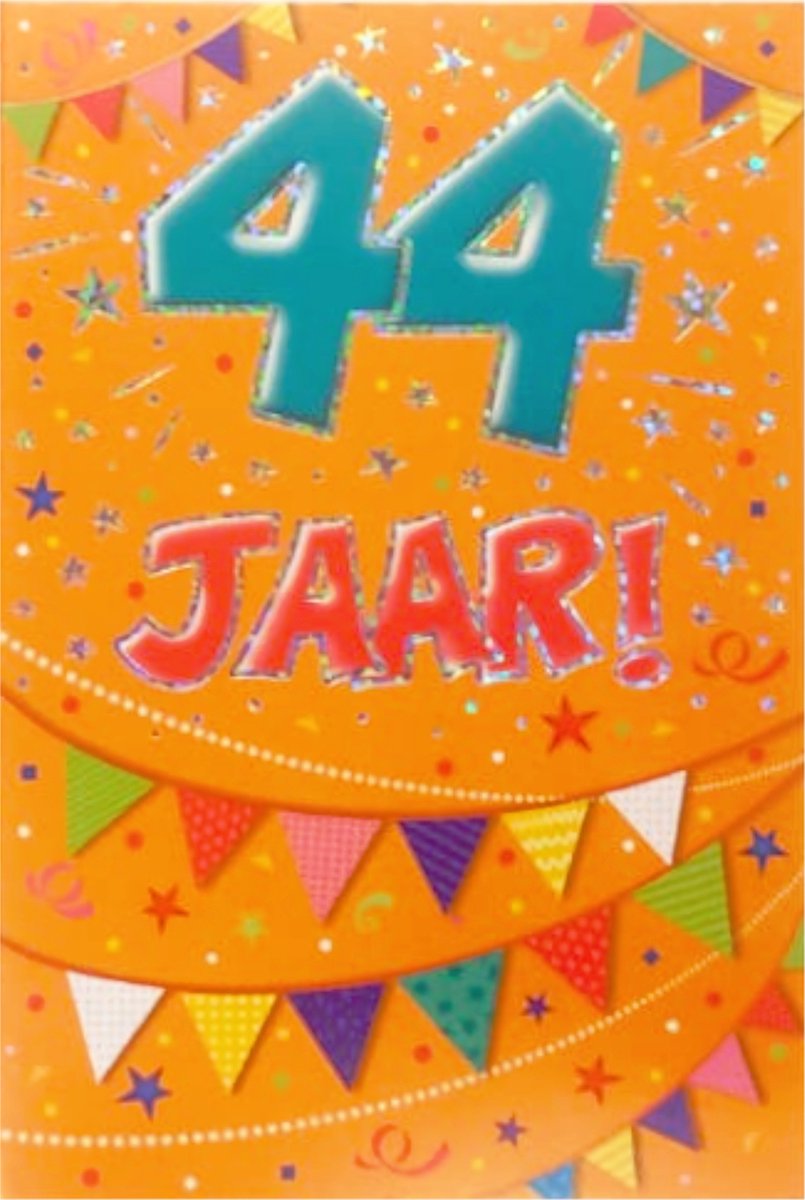 Verjaardagskaart - That Funny Age - 44 jaar - Met Envelop - Per stuk
