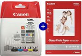 Canon PG-580XL & CLI-581 - Inktcartridge - Incl. Canon Fotopapier