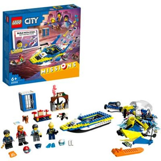 LEGO City Missies Waterpolitie recherchemissies - 60355 | bol.com