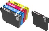 Ipexnl multipack 503xl + zwart inktcartridges geschikt voor Epson Expression Home XP5200, XP5205, WorkForce WF2960DWF, WF2965DWF