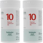 Pfluger Schussler Zout nr 10 Natrium Sulfuric D6 - 2 x 400 tabletten