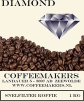 Diamond snelfilter koffie - 8x1000 gram - voordeelverpakking