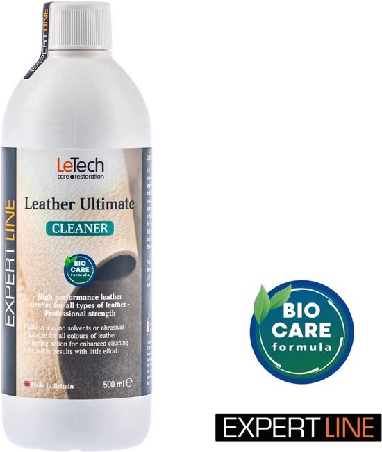 LeTech leer reiniger leder Leather Ultimate Cleaner BIOCARE FORMULA