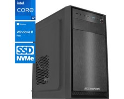 Intel Compleet PC | Intel Core i7 | 16 GB DDR4 | 500GB SSD - NVMe | RTX 2060 | Windows 11 Pro + WiFi & Bluetooth