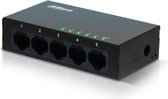 Dahua Ethernet Switch - 5 Poorten - Unmanaged - 5 x 10 / 100 / 1000 Mbps - Internet - Netwerk splitter - PFS3005-5GT