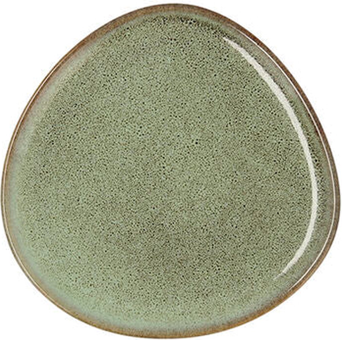 Bidasoa Ikonic petit fours bordjes Groen Keramisch 11 x 11 cm (12 Stuks)