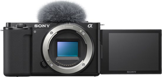 Foto: Sony zv e10 compactcamera systeemcamera vlogcamera body