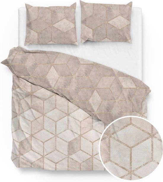 Alors! Home Housse de couette Siri - Flanelle - Seul - 140x200/220 cm - Natural