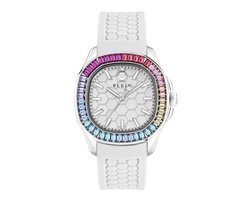 Philipp Plein $pectre Lady PWTAA0223 Horloge - Siliconen - Wit - Ø 38 mm