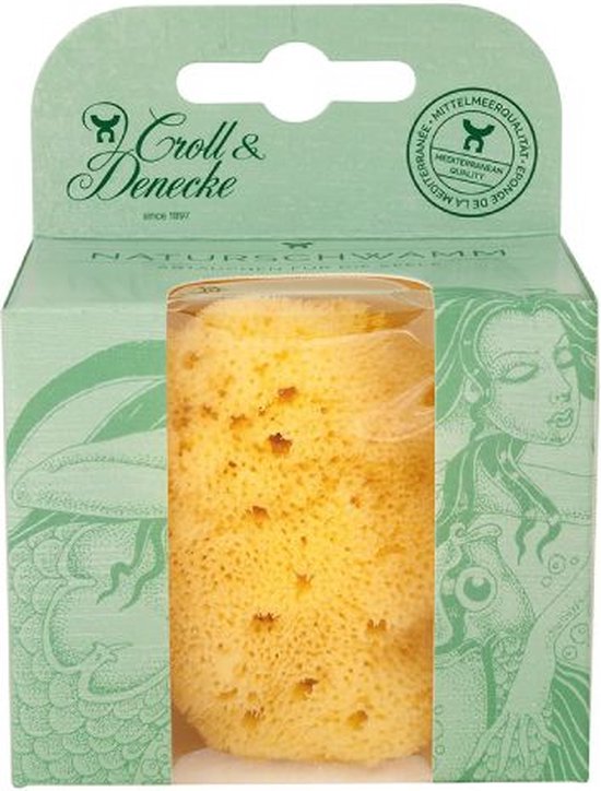 Croll & Denecke Natuurspons – Natuurlijke spons – Badspons – 100% ...