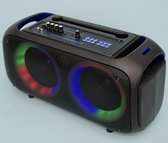 HYUNDAI-Partybrick-draagbare-accu-karaoke-XL-speaker-met-lichtshow