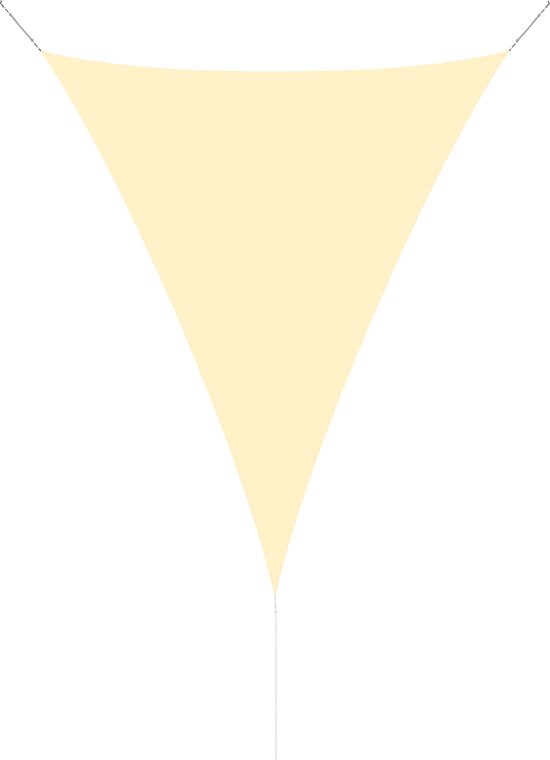 hanSe® Shade Cloth Driehoek Isocèle Imperméable 3x3x4,24 m - Crème