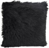 Sierkussen Full Black Fur | 45 x 45 cm | Polyester