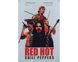Wandbord Muziek Concert - Red Hot Chili Peppers The Band