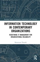 Routledge Studies in Innovation, Organizations and Technology- Information Technology in Contemporary Organizations