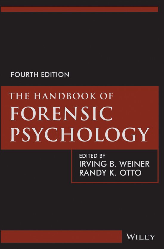 Handbook Of Forensic Psychology - cover