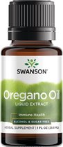 Oregano Olie Druppels - 29ml - 3,5% Carvacrol - 170 Doseringen (5,6 Maand) - Swanson Health