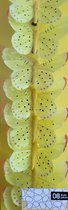 8 Gele vlinders op clip - paasvlinders geel - paasdecoratie voor Paasboom