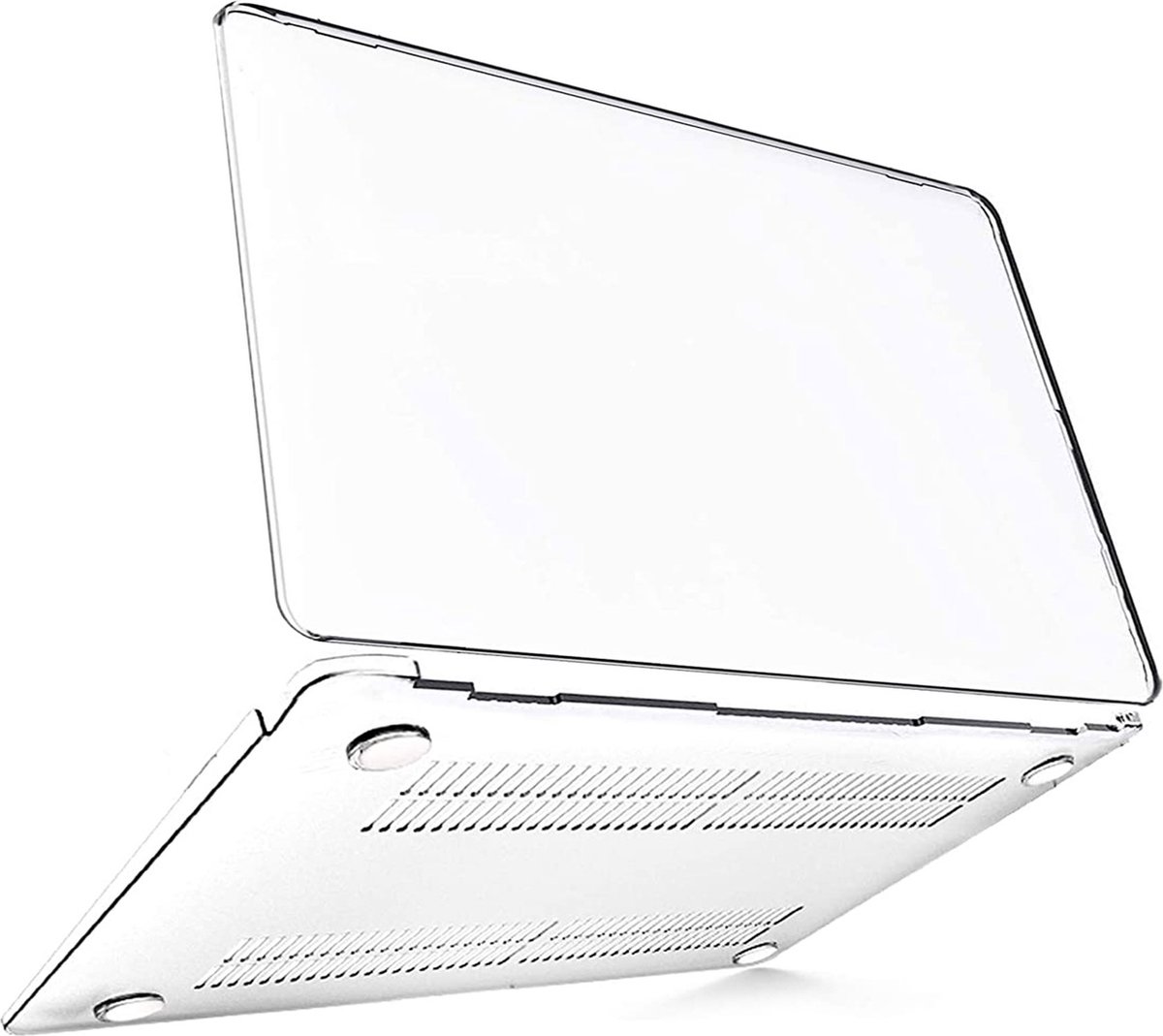 Macbook Air Cover - Hoesje voor Macbook Air 13 inch 2022 - Hardcase Transparant