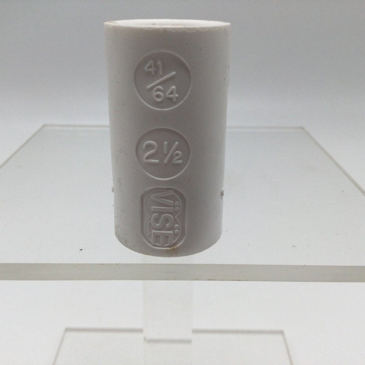 Bowling Bowlingbal vinger inserts, per 2 stuks, 'Vise powerlift / semi-grip inserts' , naar keuze powerlift of semi-grip, kleur wit, maat 41/64 , nr. 2,1/2, boormaat 7/8