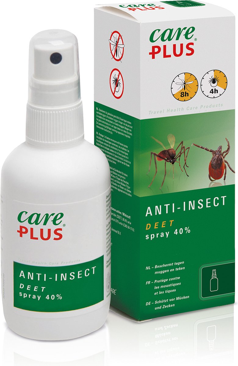 Goedkoopste Care Plus Anti-Insect 40 Deet Spray 100ml - Anti-insect middel