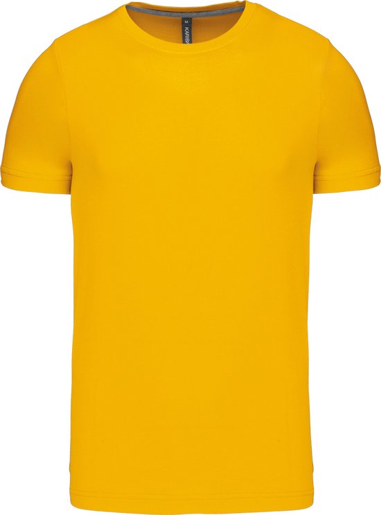 T-shirt korte mouwen met crew neck Kariban Yellow - S