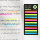 Onglets d'indexation - 300 pièces - 5 couleurs - notes autocollantes