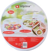 Alpina Pop up Vliegenkap - Picknick - Wit - 2 delig