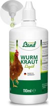 HÜHNER Land - Wormkruid vloeibaar - Natuurlijke kruiden voor maag & darm - Voor Kippen (110ml)