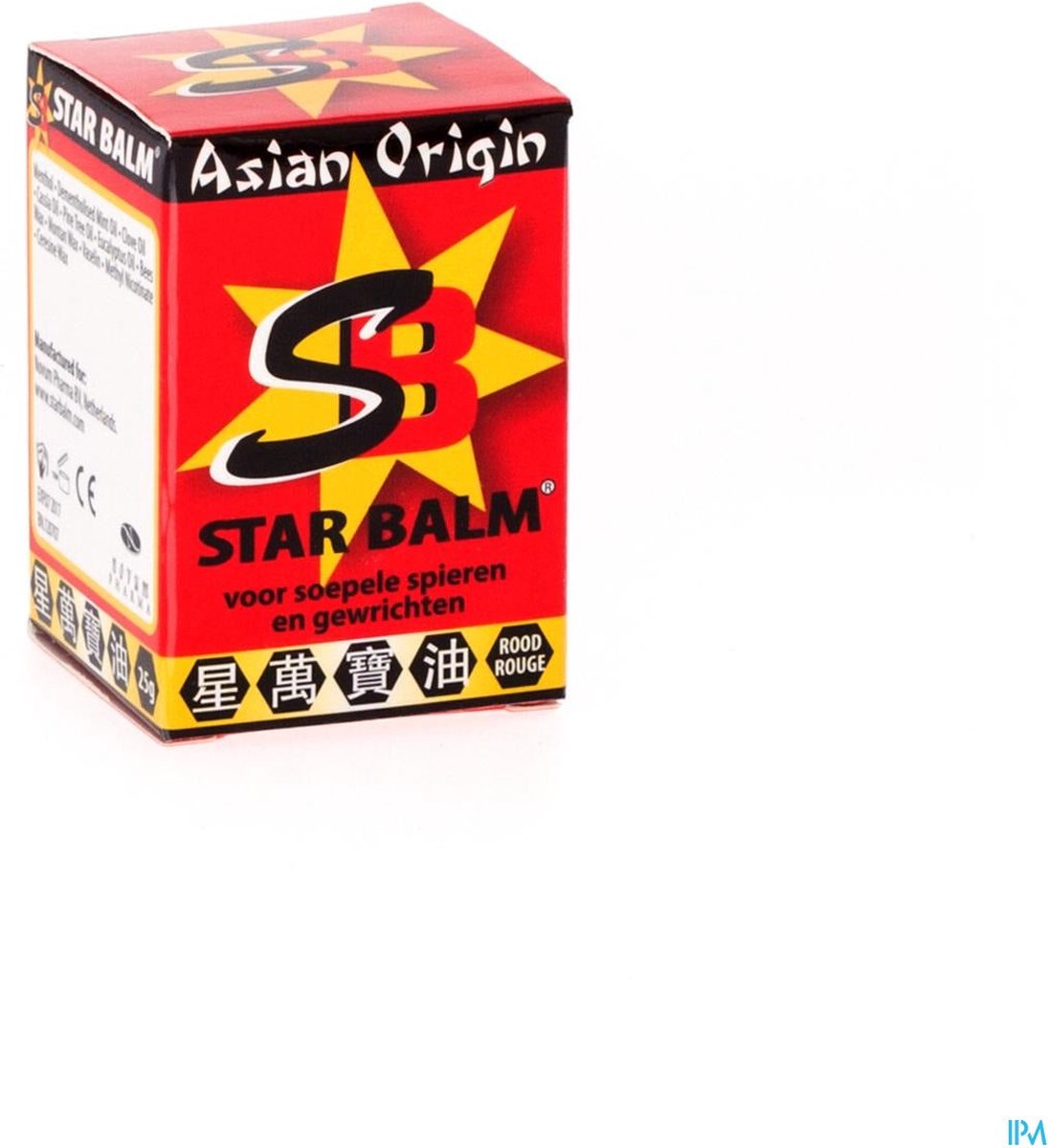 Star Balm Rood - Spierbalsem - 25 g - Voor/tijdens/na het Sporten | bol.com