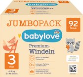 babylove Babyluier Premium maat 3 Midi, (4-9 kg), Maandbox, 92 stuks