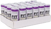 Body & Fit FIT Energy Drink - Mixed Berry - 24 Blikken - Hypotone Sportdrank met Elektrolyten en BCAA - 6000 ml