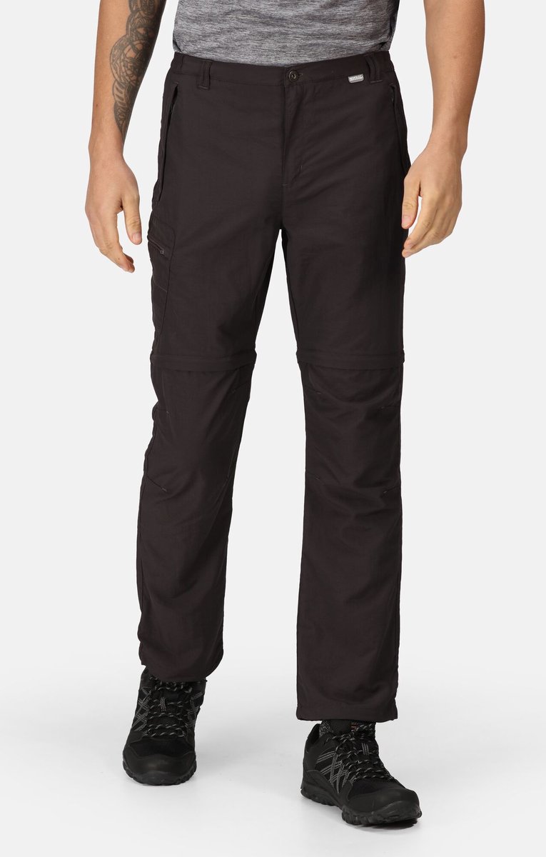 Regatta - Leesville Zip off II - Outdoorbroek - Mannen - Grijs