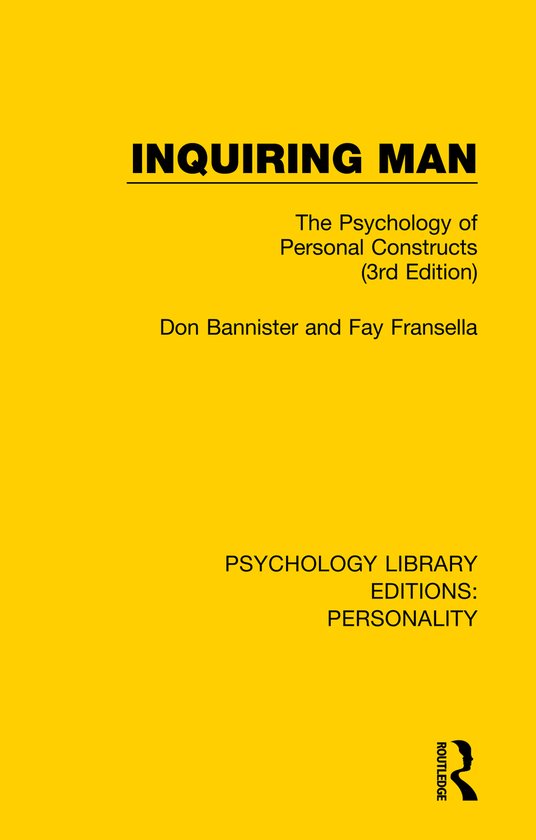 Psychology Library Editions: Personality- Inquiring Man - cover