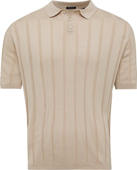 TRESANTI | AREZZO I Polo met rib | Beige | Size S