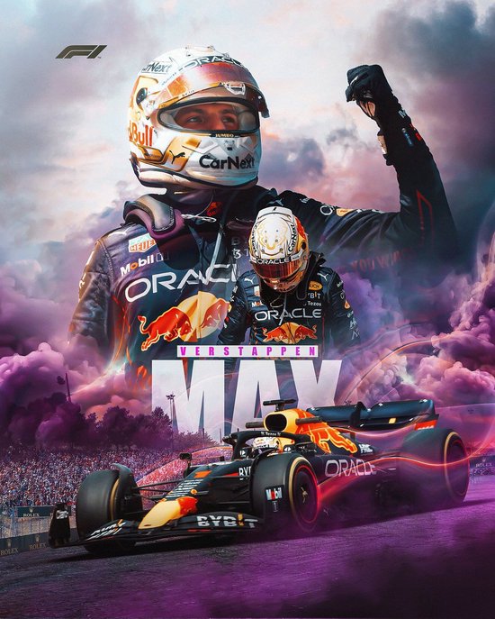 Max Verstappen 2023 Max Verstappen Poster 17 50x70cm Affiche