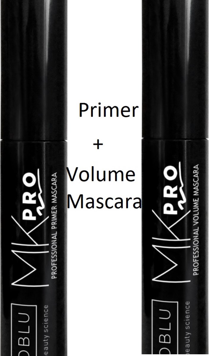 NIOBLU - MKpro- Volume - Mascara - & - Mascara - Primer - Duo