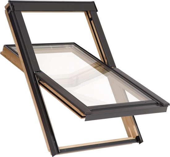TimLux action skylight F6R 66x112 HR++ Inc pièce solin