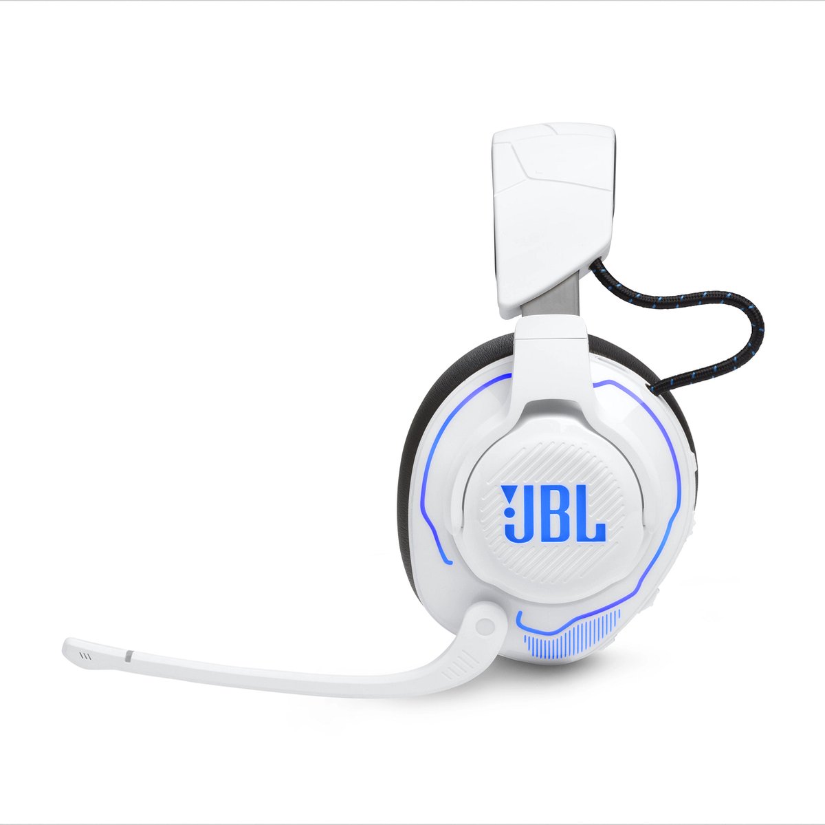 JBL Quantum 910 Wireless Casque de Gaming sans fil double connexion  Bluetooth, audio 2,4GHz et jack 3,5mm, avec Réduction de Bruit Active,  Chargez et