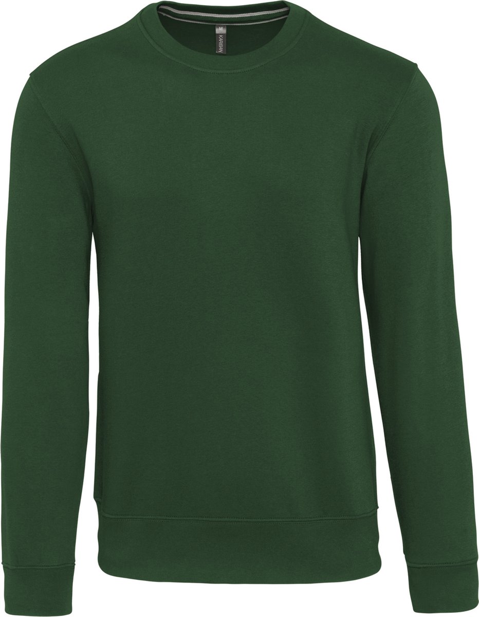 Unisex sweater met ronde hals Kariban Forest 3XL Groen